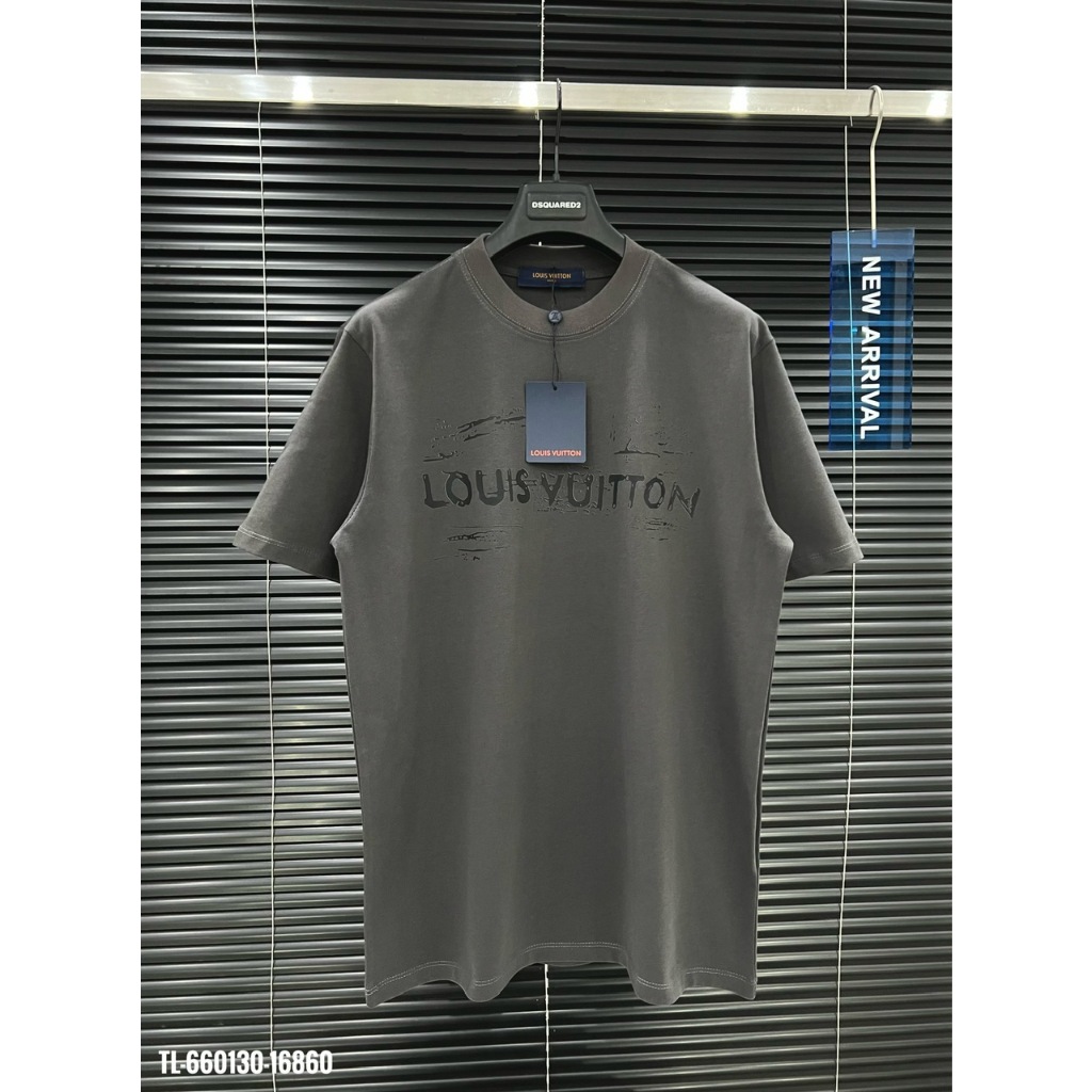 🔥Hot🔥Áo thun LV in logo trước sau thiết kế hot trend Nam nữ New 2024