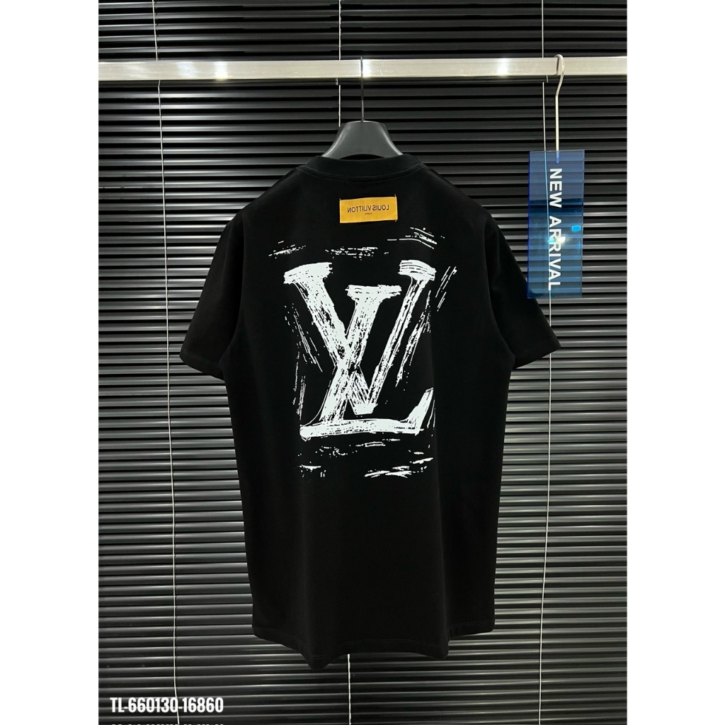 🔥Hot🔥Áo thun LV in logo trước sau thiết kế hot trend Nam nữ New 2024