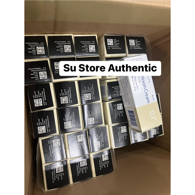 Kem dưỡng da giảm mụn thâm sạm tretinol tuýp 20g