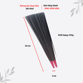 Hương đen làng Chóa (100 nén 50cm_ se tay )