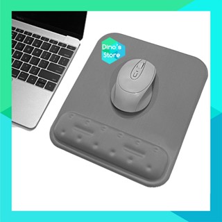 Lót chuột 3D kiêm đệm đỡ cổ tay bàn di chuột bằng cao su non, lót chuột máy tính mouse pad DinoStore (cao su non)