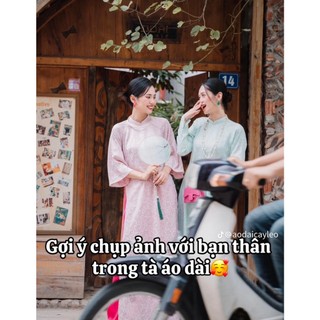 Áo Dài Cách Tân Nữ, Áo Dài Cách Tân, Cách Tân Gấm Dáng Suông, Mã AD7