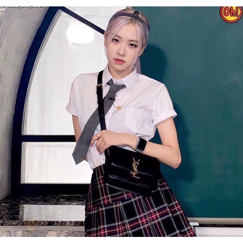 Túi Ys dáng vuông size 18 full hộp hàng QC cao cấp