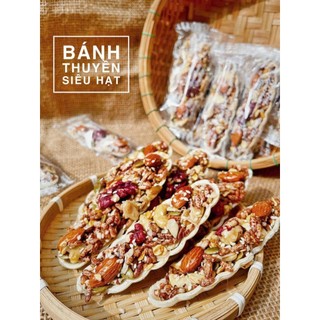 Bánh thuyền mix hạt dinh dưỡng hũ 250g/500g, Bánh thuyền siêu hạt hỗ trợ giảm cân ăn kiêng