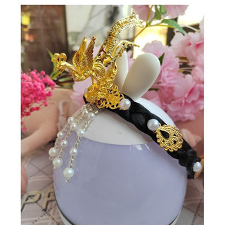 Bờm tóc hanbok đính phượng