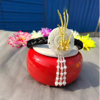 Bờm tóc hanbok đính phượng
