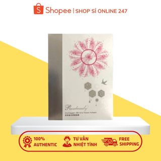 Mặt nạ yến collagen rose beauty hộp 10 gói