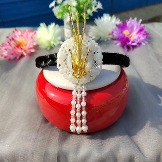 Bờm tóc hanbok đính phượng