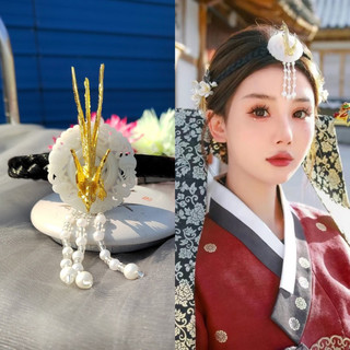 Bờm tóc hanbok đính phượng