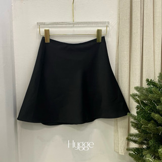  Hygge | Chân váy lụa có lót quần chân váy ngắn chân váy chữ A - Mini Skirt 