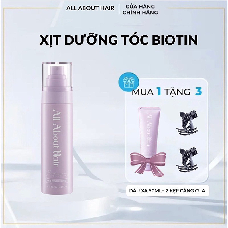 XỊT DƯỠNG TÓC BIOTIN SPRAY ALL ABOUT HAIR