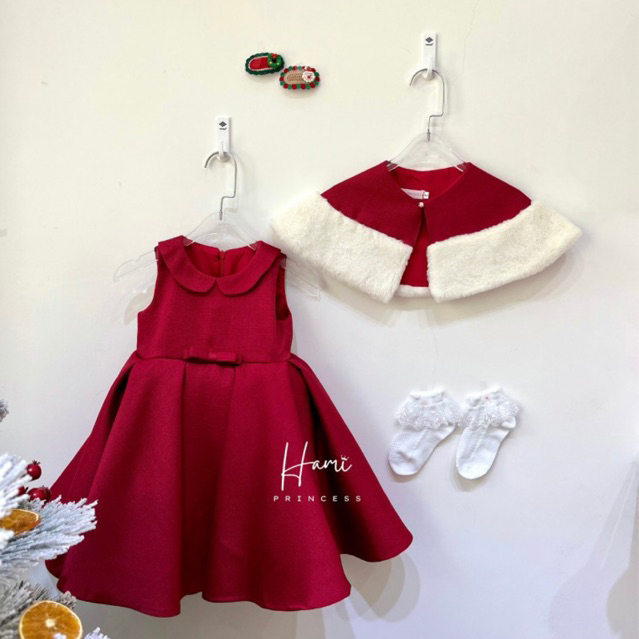 𝐒𝐚𝐧𝐧𝐚 𝐃𝐫𝐞𝐬𝐬 - Set Váy Áo Choàng Lông HM68