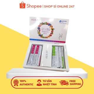 Thạch giảm cân skin x9 hộp 10 gói