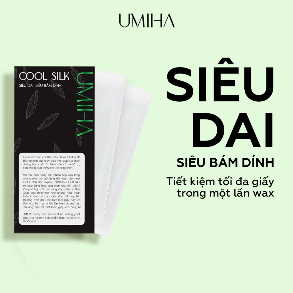 Giấy wax lông UMIHA siêu dai siêu bám dính - Giúp wax lông hiệu quả hơn gấp 3 lần