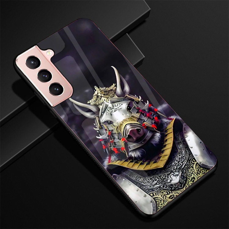 Ốp Lưng SAMSUNG GALAXY S21 5G,S21 ULTRA, S21 PLUS 5G, S21 FE 5G Mặt lưng kính, thiết kế 12 con giáp