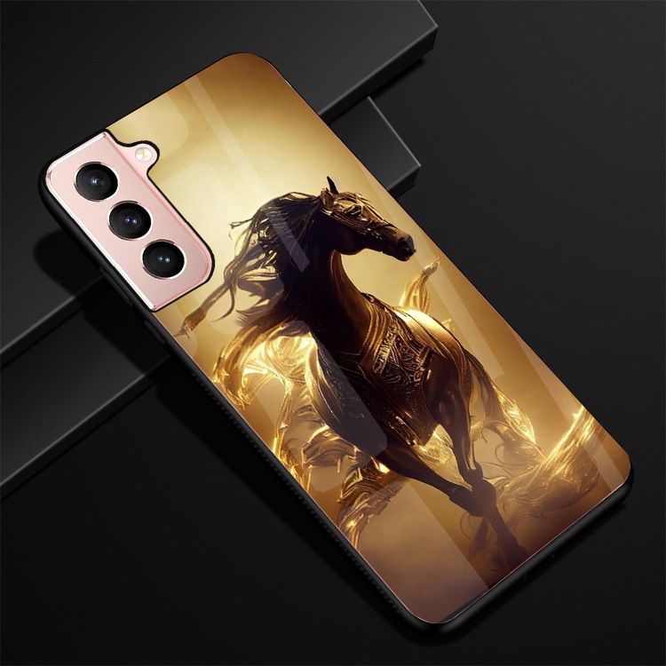 Ốp Lưng SAMSUNG GALAXY S21 5G,S21 ULTRA, S21 PLUS 5G, S21 FE 5G Mặt lưng kính, thiết kế 12 con giáp