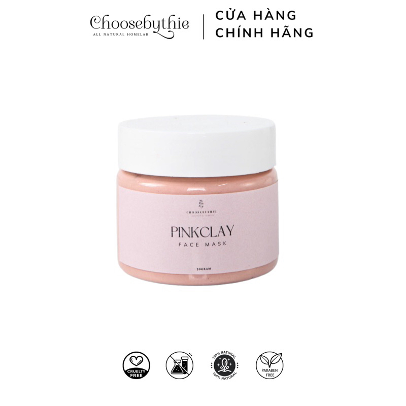 Mặt nạ đất sét Pink Clay Mask Handmade Choobythie