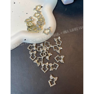 Set Charm  trang trí móng, siêu sáng, sang chảnh( set 10 viên )