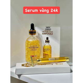 Tinh chất vàng 24k kèm thanh lăn úc hộp 100ml