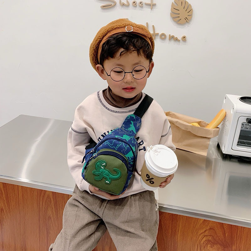Túi Đeo Trước Ngực hình khủng long cho Bé trai, gái :