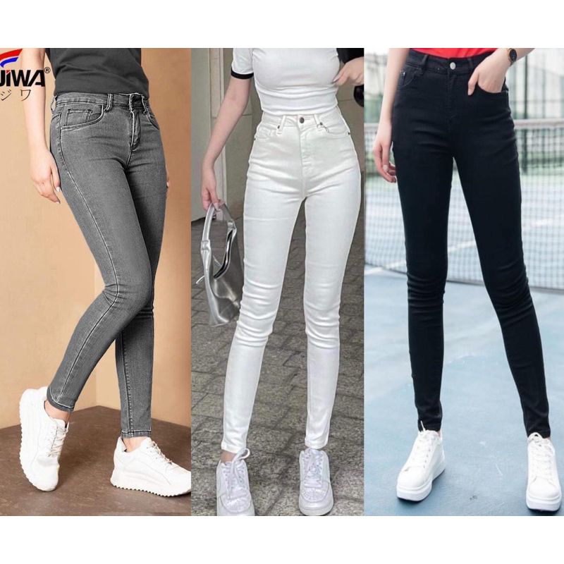 Quần Bò Nữ Cạp Cao- form đẹp Có cỡ To Bigsize ( 40-75kg)-NLS-mã 76