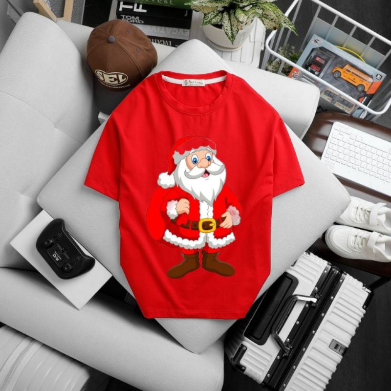 ⛔ HÀNG HOT⛔ Áo thun cotton Noel Bé Trai Dư Xịn Thun Cotton Bé Trai Size Đại 15-60kg