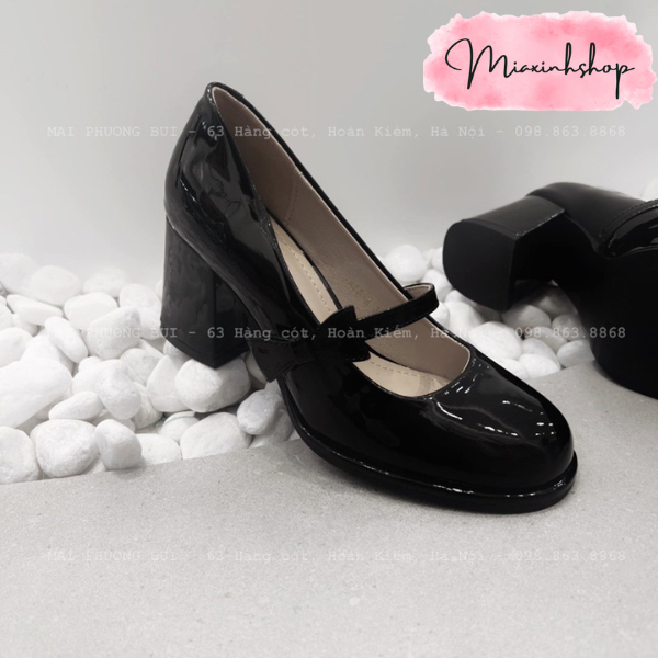 Giày gót vuông búp bê Mary Jane Mai Phương Bùi LOẠI 1 FULL HỘP