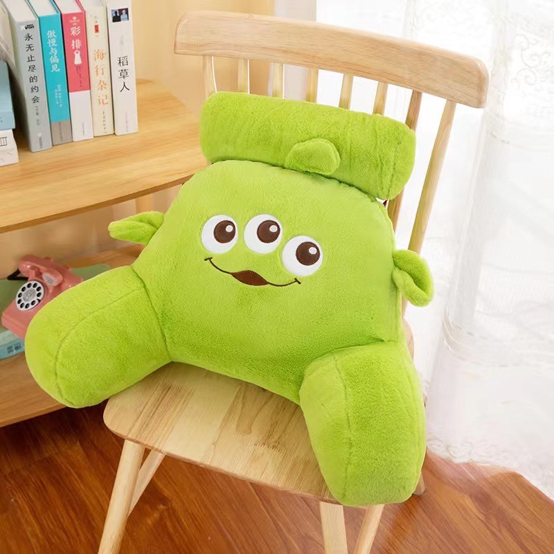 Gối đệm tựa lưng ghế văn phòng, gối kê tựa lưng ghế ô tô, gối tựa ghế hình thú ngộ nghĩnh đáng yêu kích thước 30x40cm | BigBuy360 - bigbuy360.vn