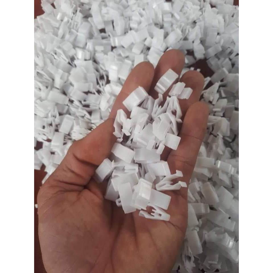 10 Chốt Kẹp Gài Nhựa Vàng, Xanh, Trắng, Gắn Dàn Áo Xe Máy Hàng Cao Cấp