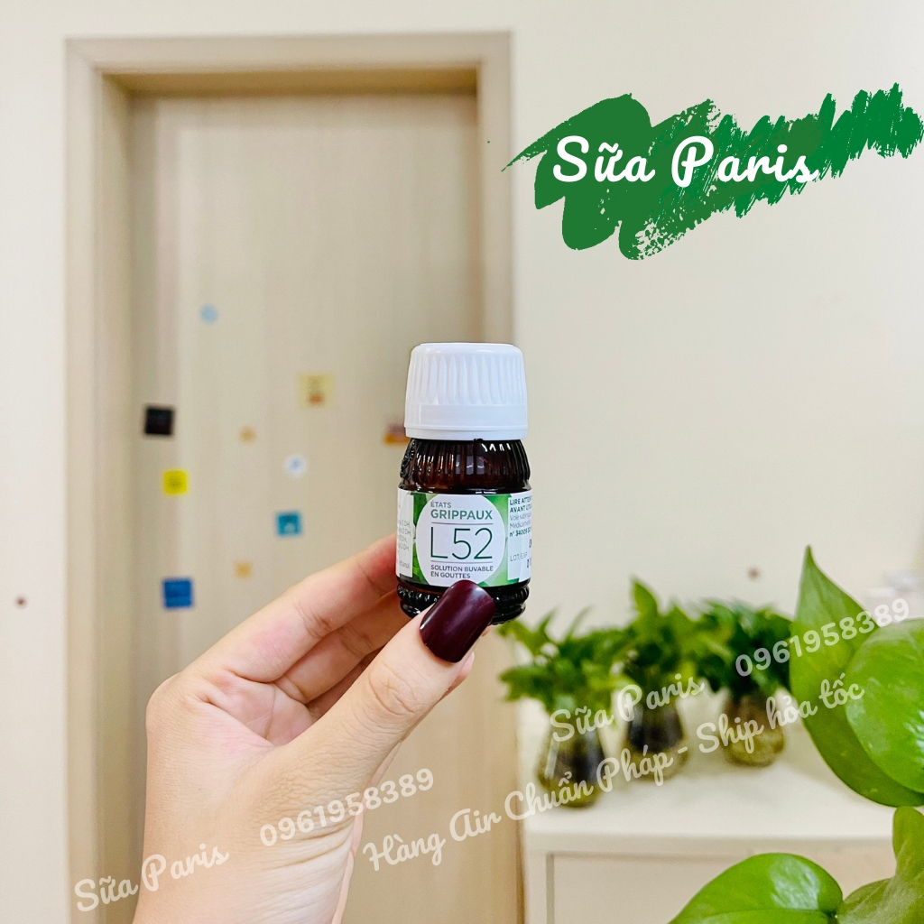 Thảo dược L52 dành cho mẹ bầu, cho con bú, trẻ em trên 2 tuổi_Sữa Paris Aderma