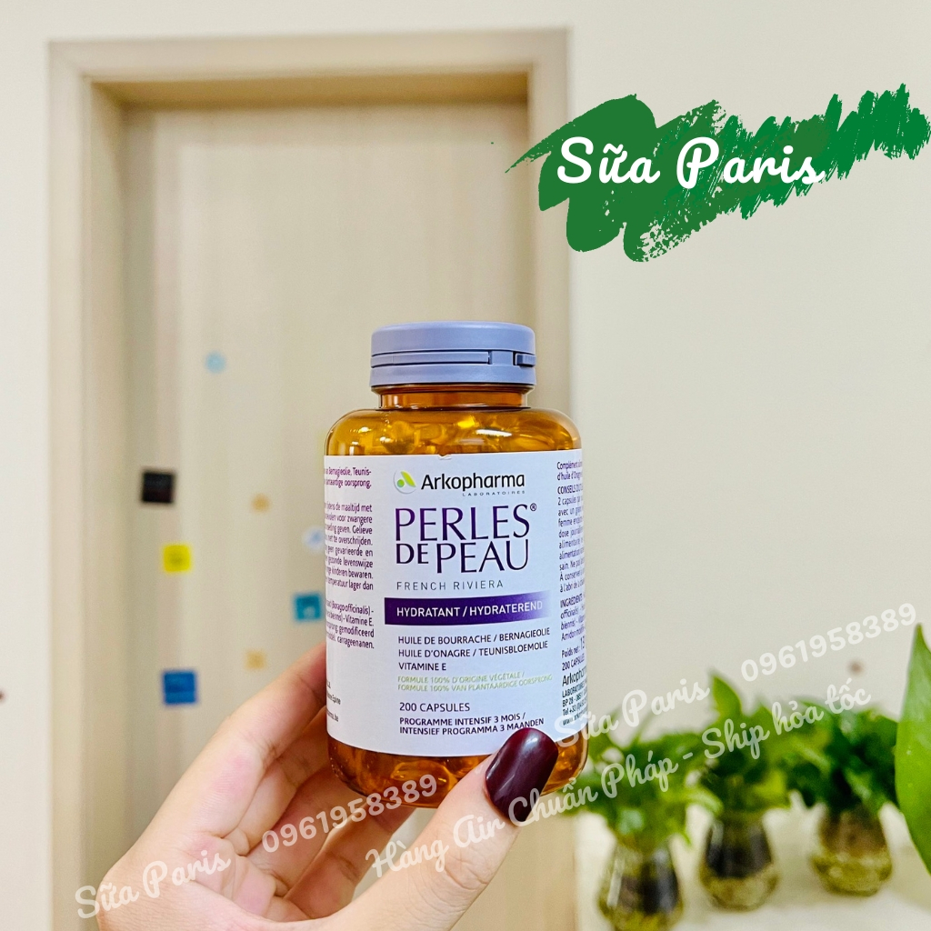 Viên uống đẹp da Perles De Peau của Arkopharma_Sữa Paris Aderma