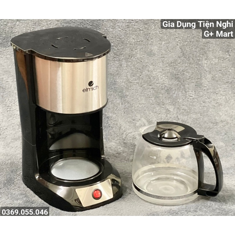 Máy Pha CAFE Chính Hãng ELMICH 1,5L 870W Bảo Hành 24 Tháng - Giadungtiennghigmart
