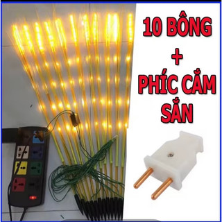 Combo 10 bông lúa đèn led trang trí