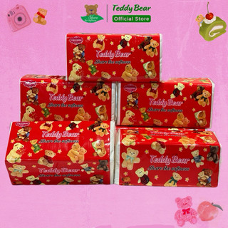 Giấy ăn cao cấp TEDDY BEAR SOFTNESS dày 3 lớp chất Lụa Trắng mềm mịn