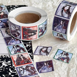 Cuộn 500 hình dán/ Miếng Dán/Sticker Ma Đạo Tổ Sư Trang Trí Mũ Bảo Hiểm, Điện Thoại, Đàn Guitar, Xe, Sổ, Laptop