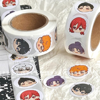 Cuộn 500 Hình Dán/ Miếng Dán/ Sticker anime Blue Lock theo nhân vật Itoshi,Nagi,Reo,Bachira,Chigiri Trang Trí