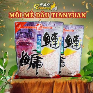 Mồi câu cá mè vị dâu 450g Tianyuan