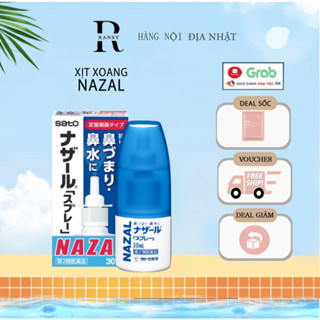Xịt xoang mũi ngạt mũi Nazal Sato 30ml nội địa Nhật Bản