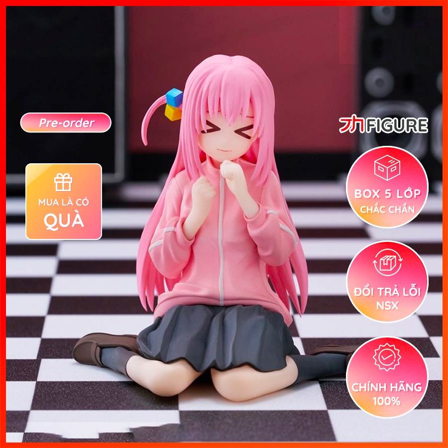 Mô Hình Gotou Hitori, Bocchi the Rock! - Premium Chokonose Figure (SEGA) Figure Chính Hãng Nhật
