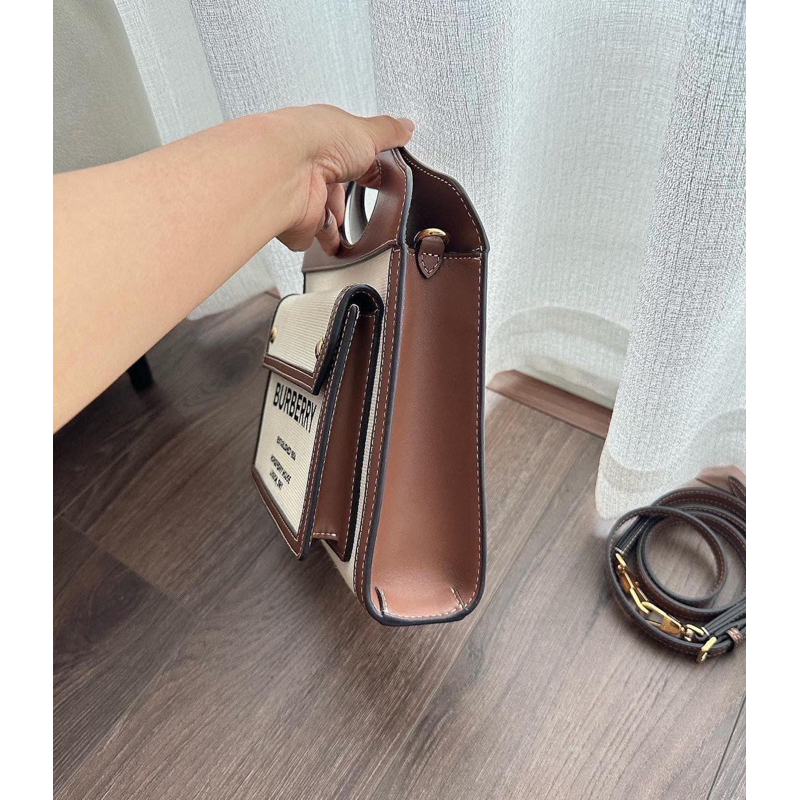 Túi đeo chéo bur fullbox túi vải hoá đơn size 23 kèm ảnh thật tự chụp
