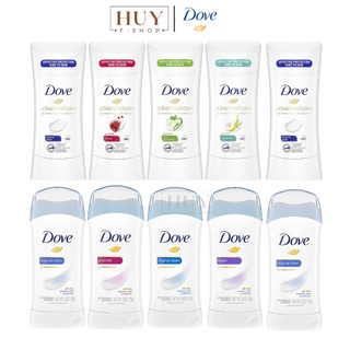 Sáp khử mùi Dove Anti-Perspirant Deodorant USA khô thoáng suốt 24H |Lăn nách nữ Dove Advanced Care 48h 74g