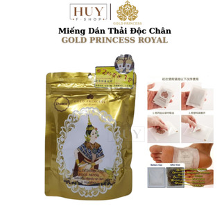 Miếng Dán Thải Độc Chân DUSITRA Gold Princess Royal Detoxification Foot‪ Patch Thái Lan