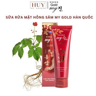 Sữa rửa mặt Hồng sâm My Gold Korea Red Ginseng Foam Cleanser 130ml