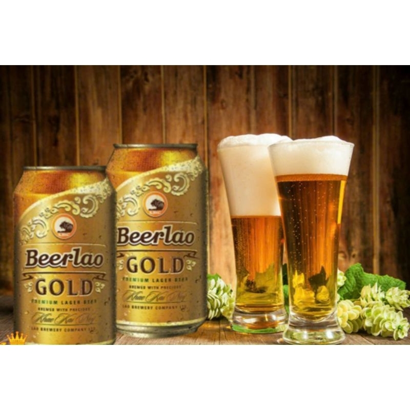 Bia Lào Gold 5 % (chai 330 ml)

