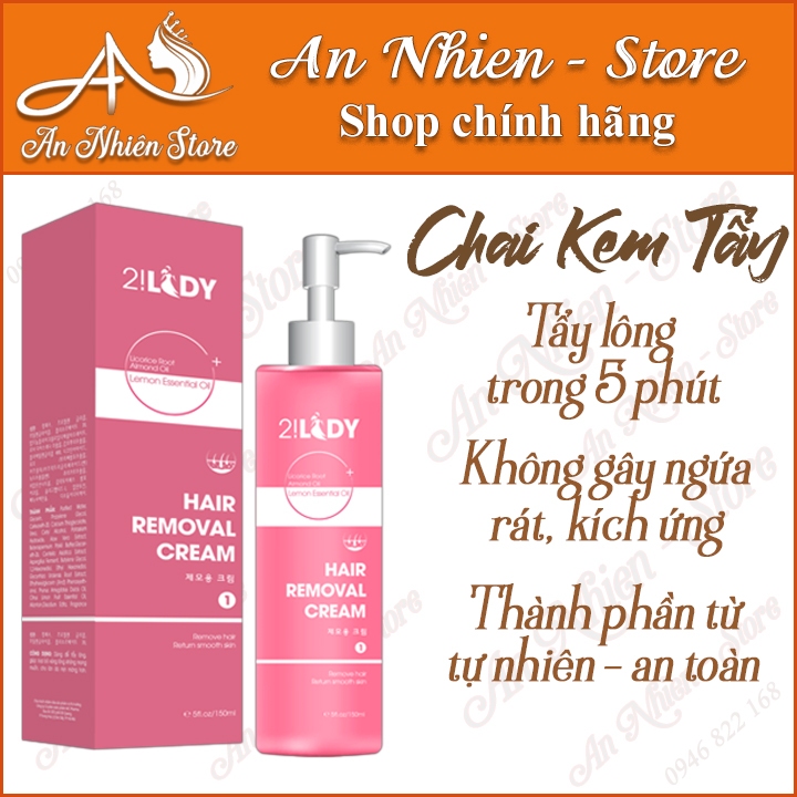 Kem Tẩy Lông 2Lady Magic Skin - Tẩy sạch mọi vùng lông cứng đầu chỉ với 5p