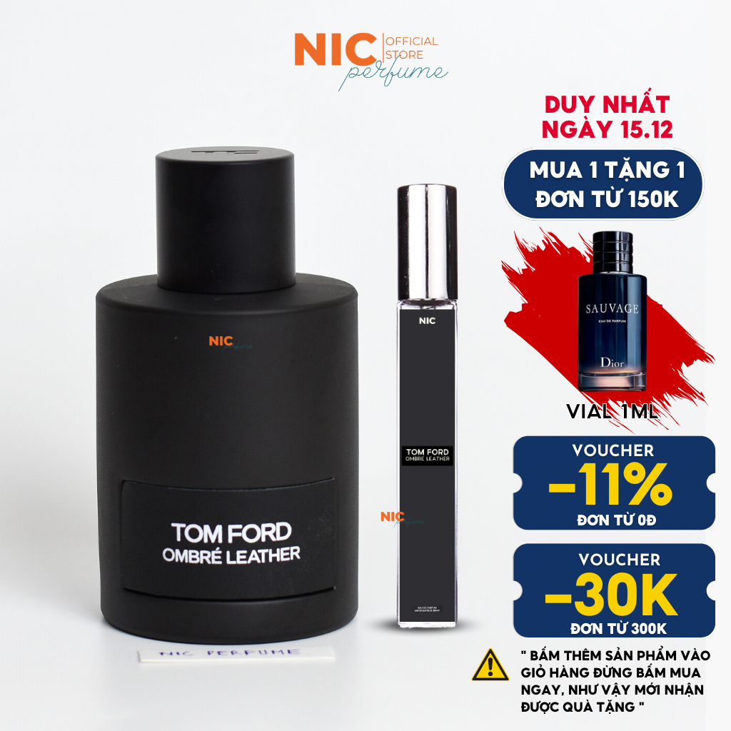 10ml Ombre Leather - Tom Ford - | Nước hoa unisex