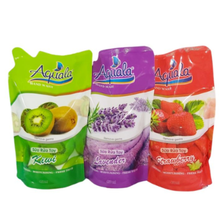 Nước Rửa Tay Aquala Hương Kiwi Túi 450ml