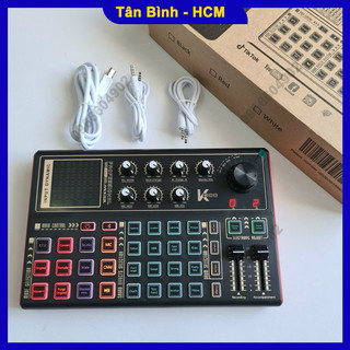Sound card k300 co bluetooth livestream thu âm hát siêu hay