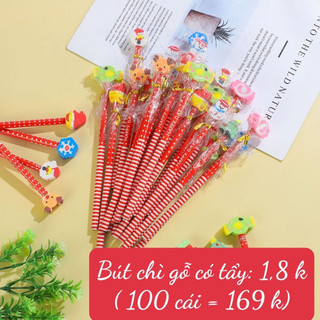 bút chì gỗ giáng sinh