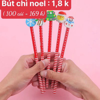 bút chì gỗ giáng sinh